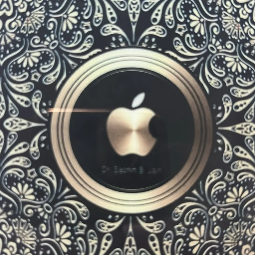 iPhone 13/14 Bohemian Print Black Phone Case